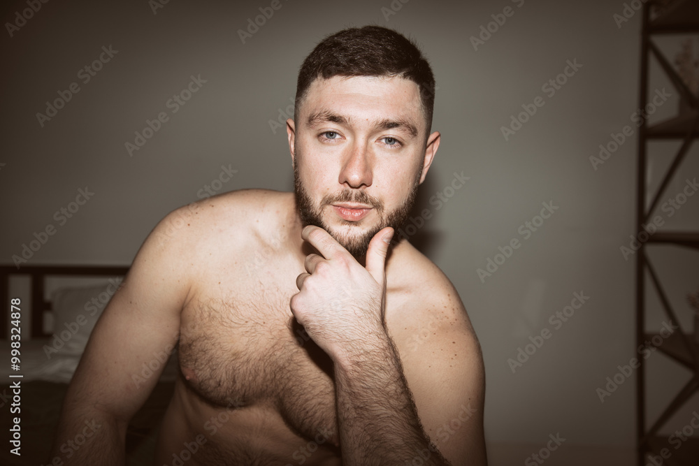 An attractive man and his health problems. Depression and despair. An attractive man and his health problems. Depression and despair.