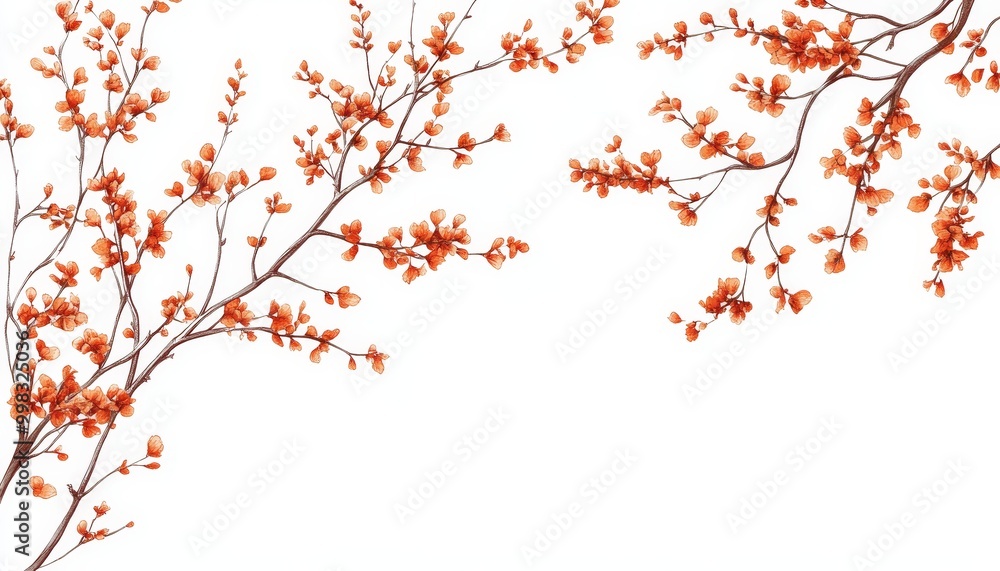 Vibrant orange branches intertwined, showcasing intricate textures and rich hues, perfect for artistic inspiration and design projects. Vibrant orange branches intertwined, showcasing intricate textures and rich hues, perfect for artistic inspiration and design projects.