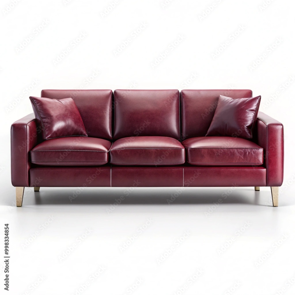 red sofa isolated on white background red sofa isolated on white background