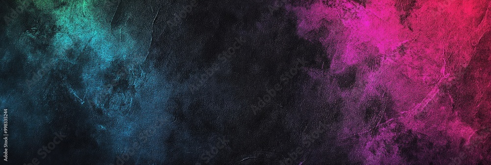Neon Frame on Dark Background with Grunge Texture Neon Frame on Dark Background with Grunge Texture