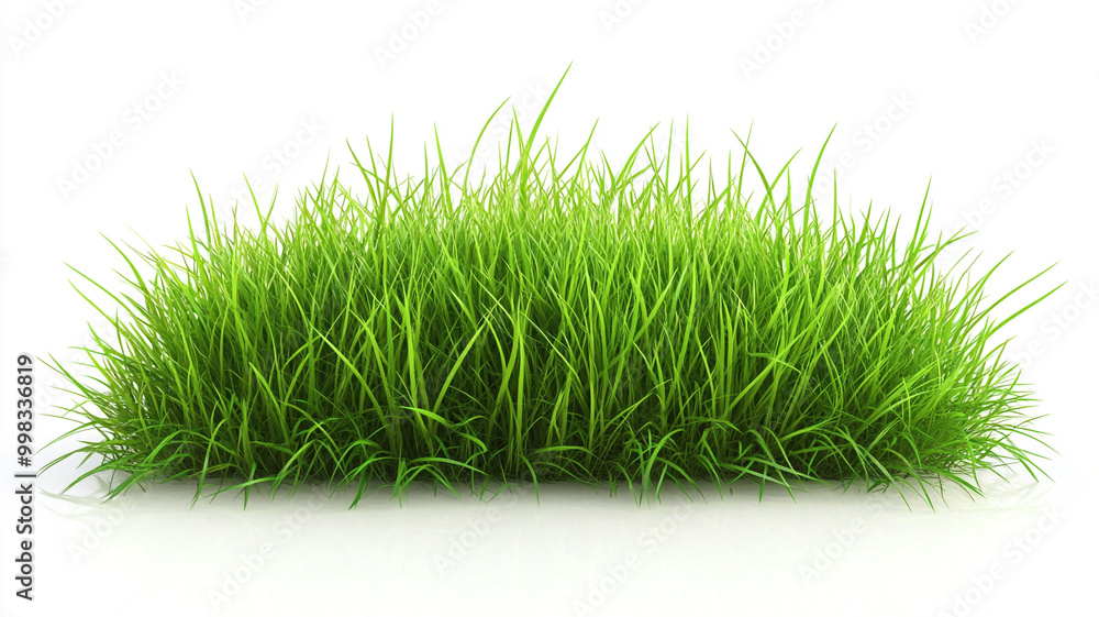 Green grass isolated on a white background Green grass isolated on a white background