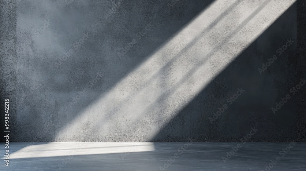 Gray backdrop for showcasing products featuring captivating lighting and shadow effects Gray backdrop for showcasing products featuring captivating lighting and shadow effects