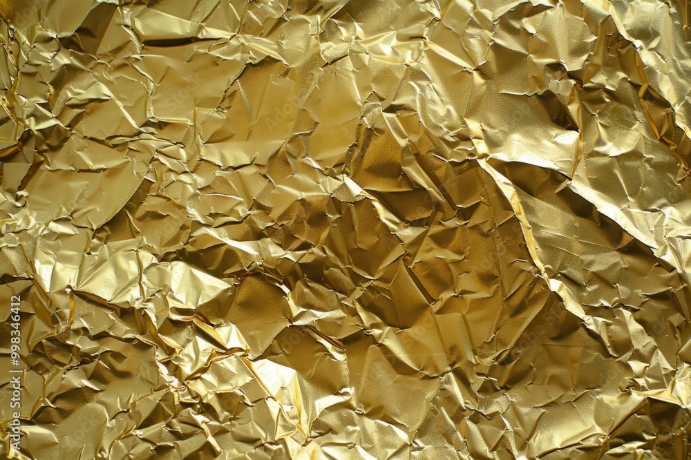 luxury gold background with marbled crinkled foil texture, old elegant yellow paper with textured creases luxury gold background with marbled crinkled foil texture, old elegant yellow paper with textured creases