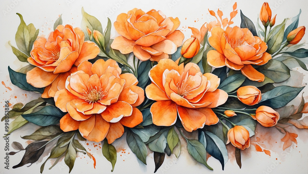 Orange Flowers Orange Flowers