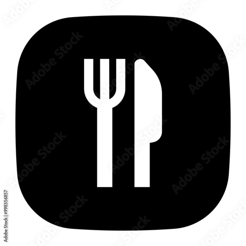 Restaurant icon. restaurant, food, knife, fork, kitchen, chef. Vector icon illustration