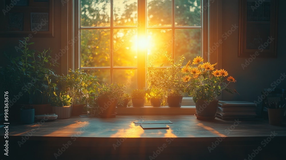 Sunbeams Through a Window Sunbeams Through a Window