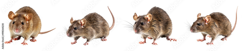 Detailed Collection of Realistic Mice Isolated on Transparent Background for Creative Use Detailed Collection of Realistic Mice Isolated on Transparent Background for Creative Use