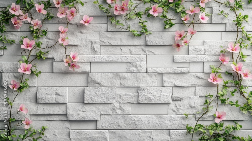 Fototapeta premium 3D Wallpaper Design Featuring Abstract Bricks for Modern Interiors