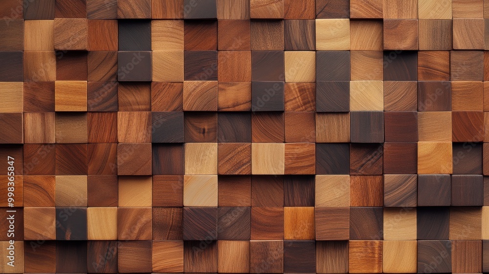 Warm-Toned Wooden Tiles for Interior Design and Home Decor Warm-Toned Wooden Tiles for Interior Design and Home Decor