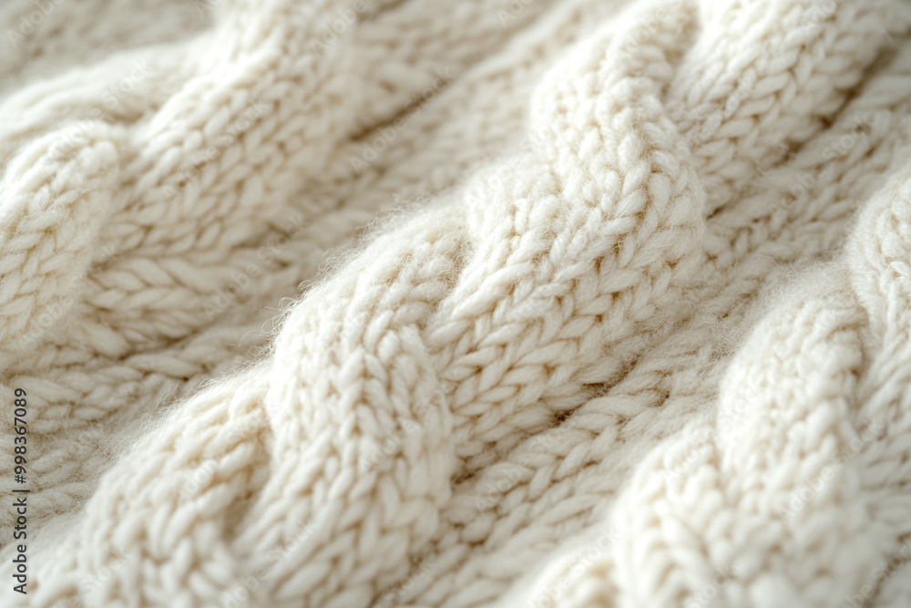 Wool Knit Pattern in Light Creamy Color, Braided Yarn Pattern Handmade Craft, Hygge, Fluffy Warm Fuzzy Comforting Winter Background Wool Knit Pattern in Light Creamy Color, Braided Yarn Pattern Handmade Craft, Hygge, Fluffy Warm Fuzzy Comforting Winter Background