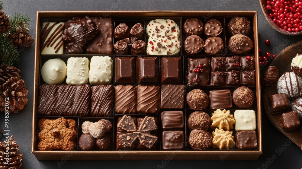 Large Gift Box Filled with Assorted Chocolates for Every Occasion Large Gift Box Filled with Assorted Chocolates for Every Occasion
