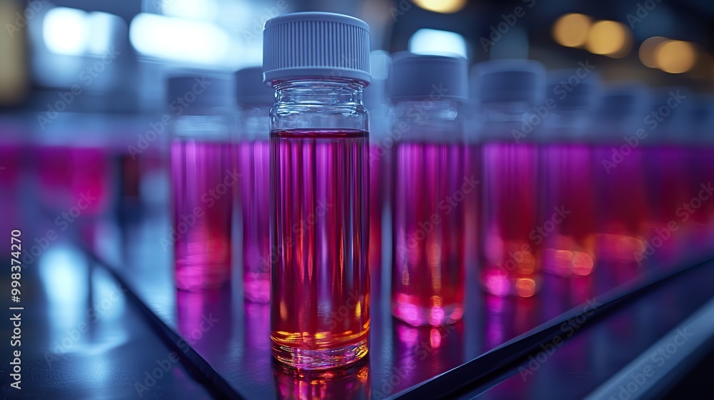 A laboratory background illustrating genetic research and biotech science in human biology and pharmaceutical technology. A laboratory background illustrating genetic research and biotech science in human biology and pharmaceutical technology.