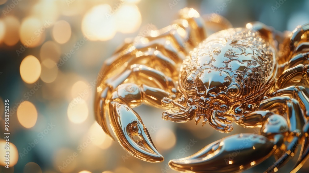 Glimmering Golden Crab Glimmering Golden Crab