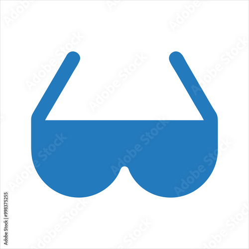 Eye mask icon. Sleeping mask icon
