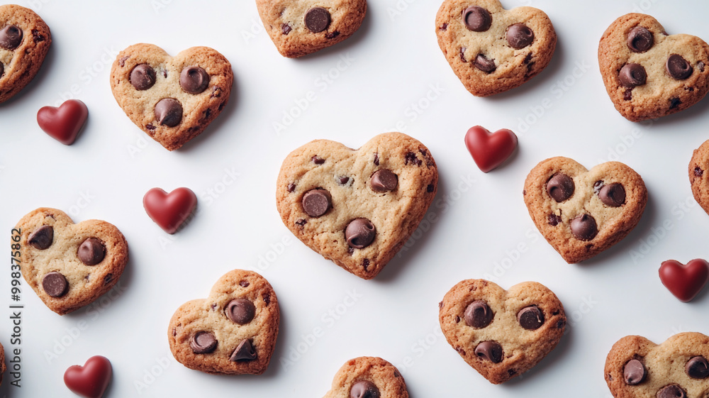 Celebrate National Cookie Day with heart-shaped chocolate chip cookies and sweet treats Celebrate National Cookie Day with heart-shaped chocolate chip cookies and sweet treats