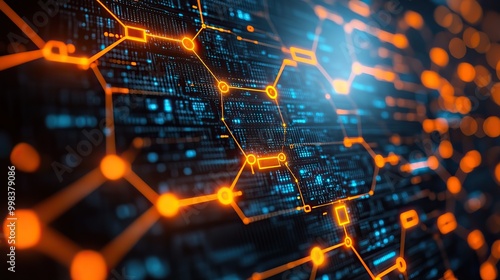 A strategic transformation concept in IoT, focusing on digital transformation and technology adoption in business for global enhancement with AI capabilities.