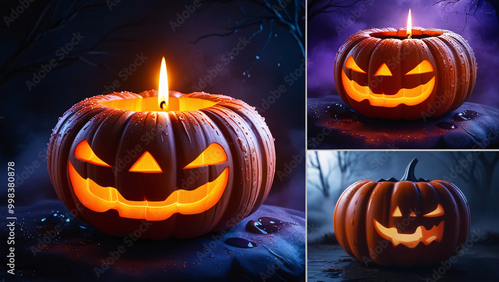 halloween jack o lantern with pumpkin halloween jack o lantern with pumpkin