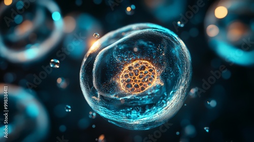 Microscopic View of a Cell