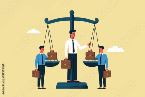 The entrepreneur's position is to consider his colleagues in making cooperation decisions