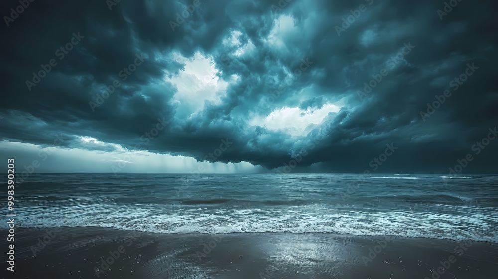Cloudy storm in the sea before rain. Tornadoes above the sea. Monsoon season. Storm in the sea.Wonder of natural disaster. Cloudy storm in the sea before rain. Tornadoes above the sea. Monsoon season. Storm in the sea.Wonder of natural disaster.