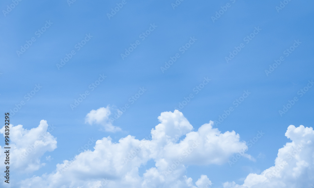 Blue sky with white cloud for nature background Blue sky with white cloud for nature background