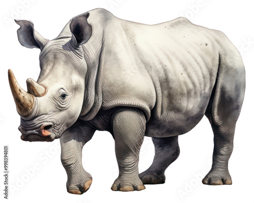 PNG Rhinoceros wildlife cartoon mammal. photo