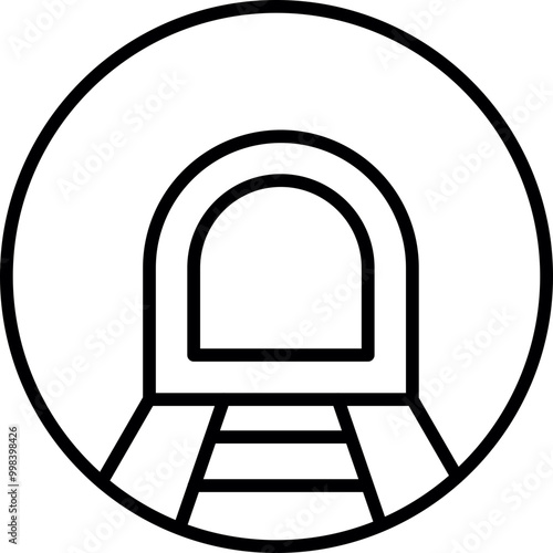 Subway Tunnel Icon