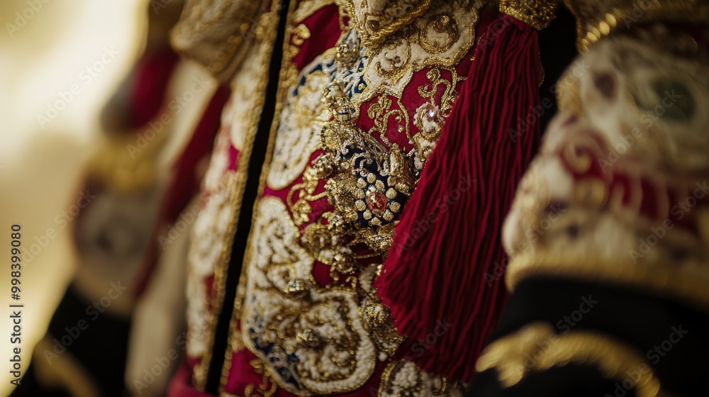 Picture the intricate details of the matador's costume, each element a symbol of tradition and artistry. Picture the intricate details of the matador's costume, each element a symbol of tradition and artistry.