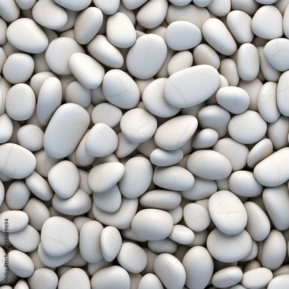A collection of assorted smooth white pebbles, perfect for backgrounds, decorations, or digital designs. A collection of assorted smooth white pebbles, perfect for backgrounds, decorations, or digital designs.