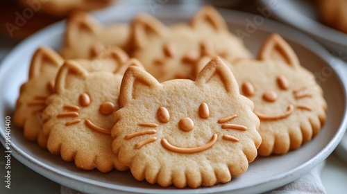 cat shaped cookies