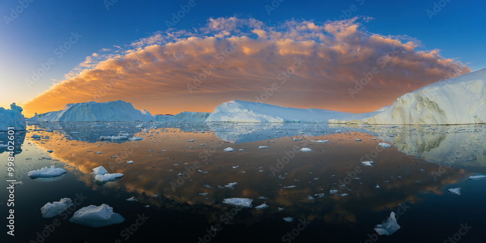 Disko Bay is a large bay on the western coast of Greenland.
