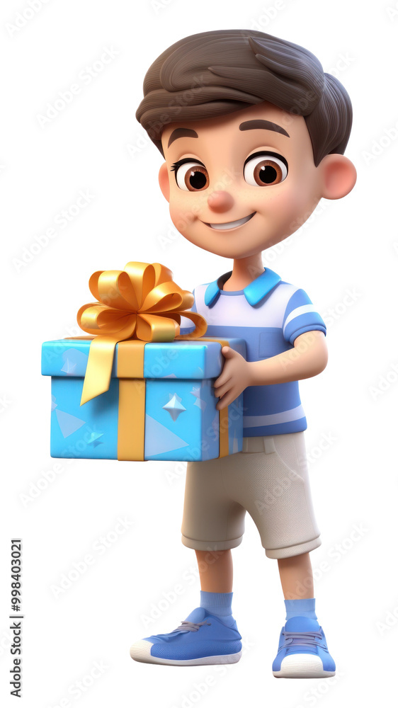PNG Smiling cartoon gift transparent background. PNG Smiling cartoon gift transparent background.