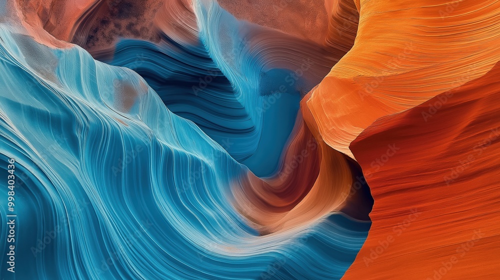 Obraz premium Photograph of an Antelope Canyon, abstract background