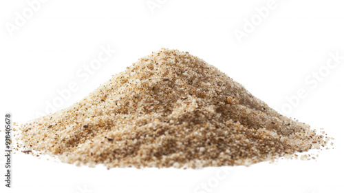 Isolated Pile of Sand on White Background