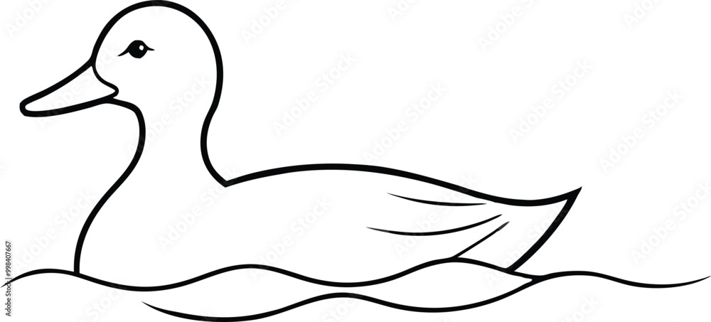 Duck Walking in Shallow Waters with Reflections Vector Art for Coloring
Duck Walking in Shallow Waters with Reflections Vector Art for Coloring