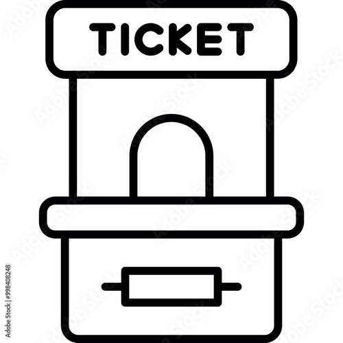 Ticket Booth Icon