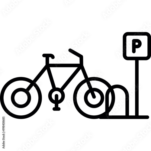 Bicycle Rack Icon