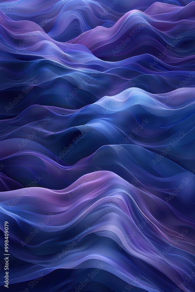 Fluid Shapes in Dark Color Palette Fluid Shapes in Dark Color Palette