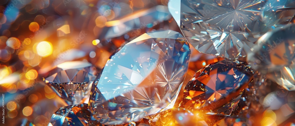 Beautiful Diamonds with Visible Inclusions and Sparkle Beautiful Diamonds with Visible Inclusions and Sparkle