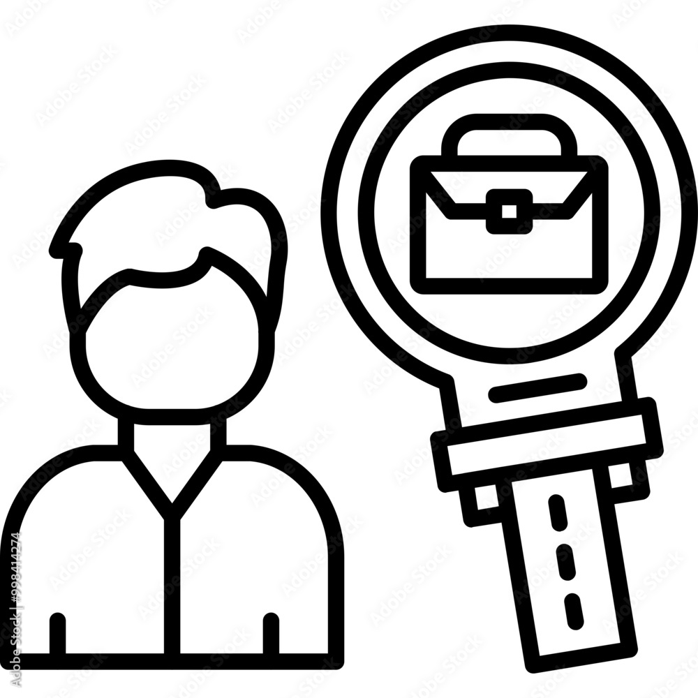 Job Seeker Icon Job Seeker Icon