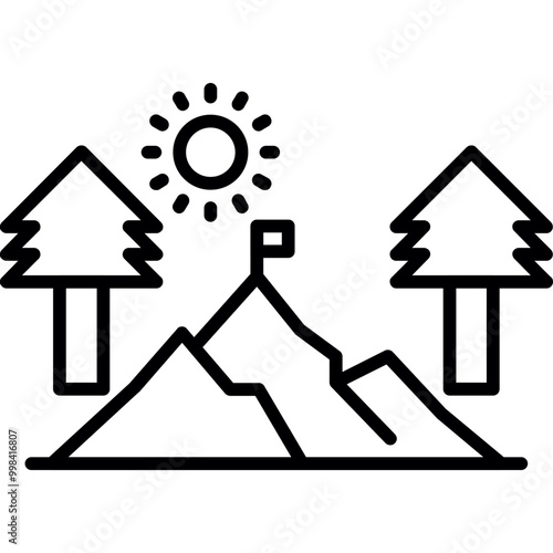 Mountains Icon