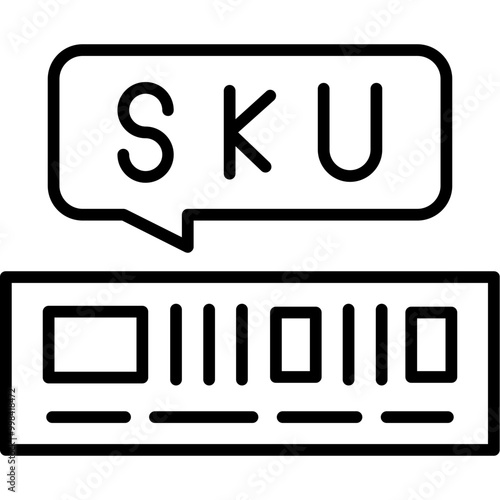 Stock Keeping Unit (SKU) Icon