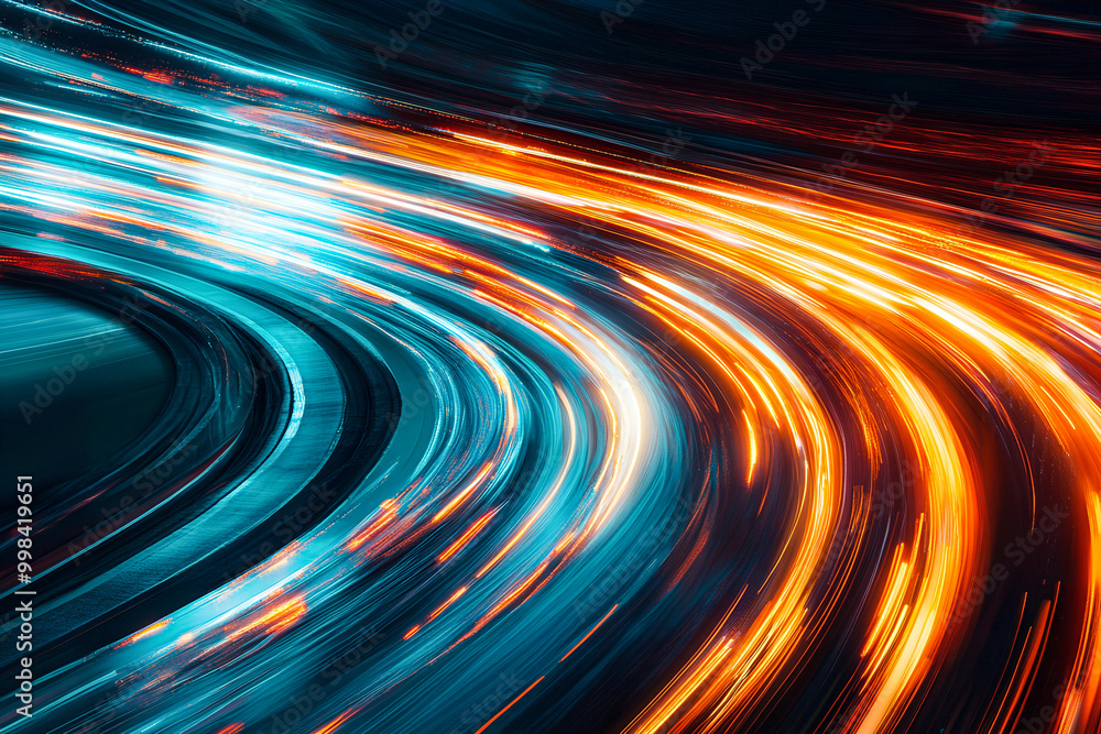 Futuristic Neon Road Speed with Light Laser Trails – Abstract LED Curves and Fast Moving Car Strips Design Futuristic Neon Road Speed with Light Laser Trails – Abstract LED Curves and Fast Moving Car Strips Design