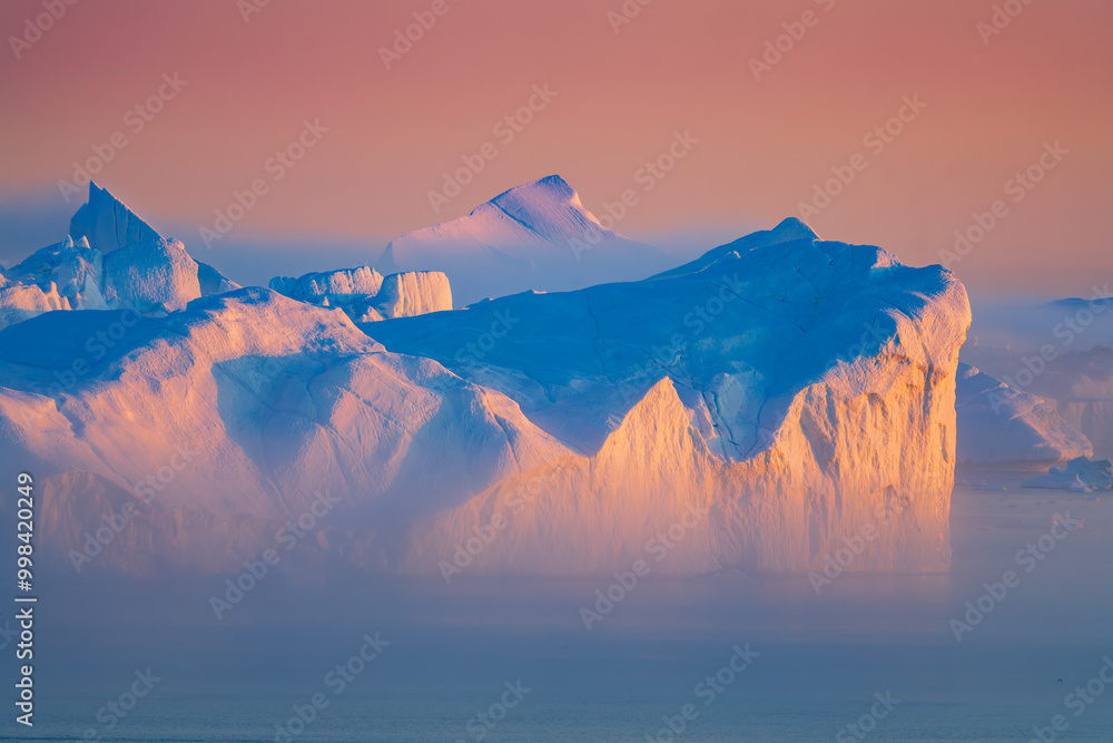 Disko Bay is a large bay on the western coast of Greenland.