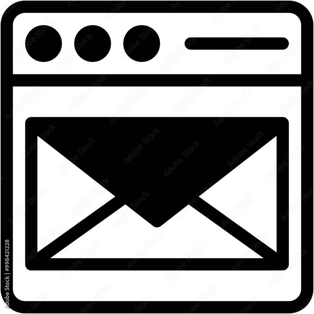 Vector Icon Email, New Email, Mailing, Message, Envelope Vector Icon Email, New Email, Mailing, Message, Envelope