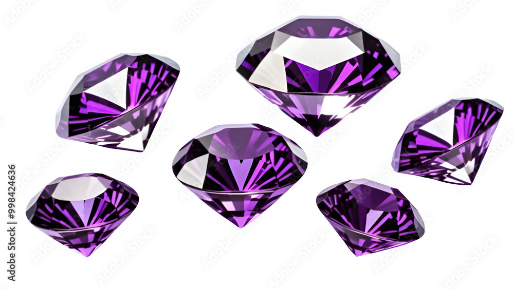 Fototapeta premium purple diamond gem