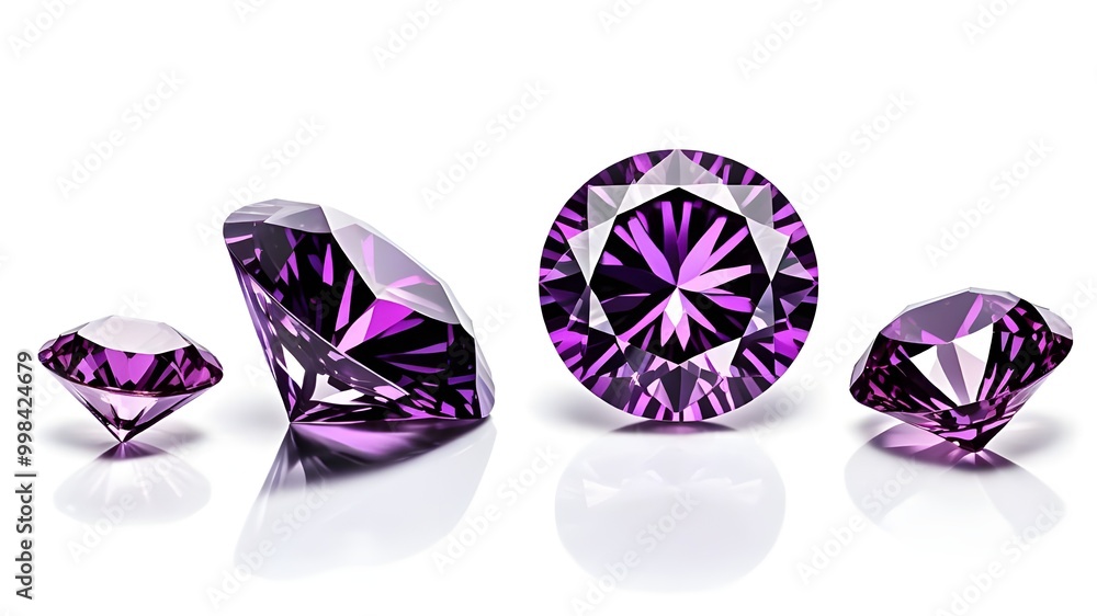 purple diamond gem
