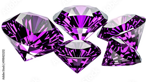 purple diamond gem