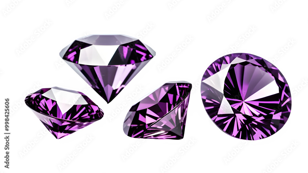 purple diamond gem