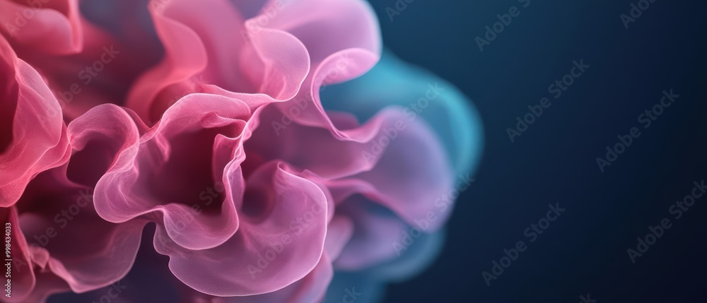 A vibrant swirl of pink and blue textures, creating a mesmerizing abstract visual with smooth, flowing shapes. A vibrant swirl of pink and blue textures, creating a mesmerizing abstract visual with smooth, flowing shapes.